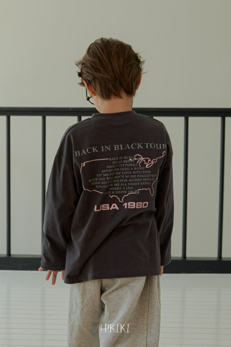 Hikiki - Korean Children Fashion - #childofig - Black Tour Tee