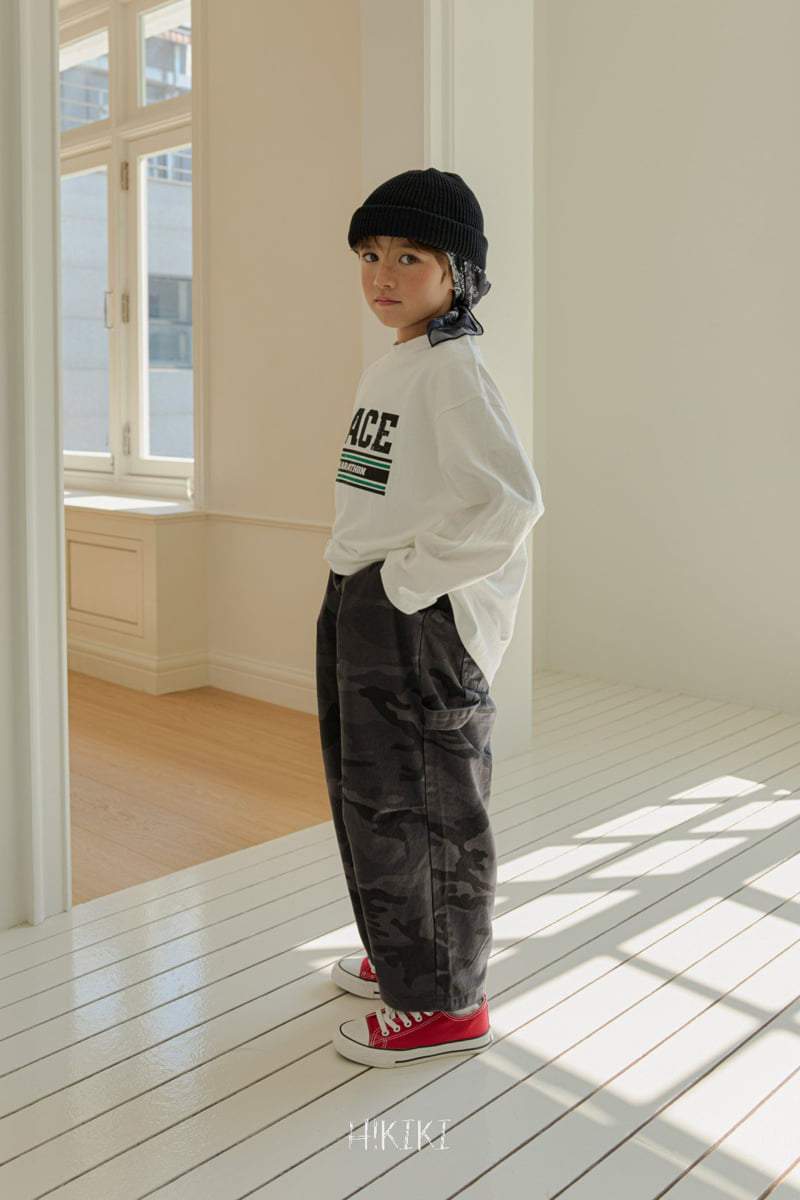 Hikiki - Korean Children Fashion - #childrensboutique - Camo Barrel Pants - 9