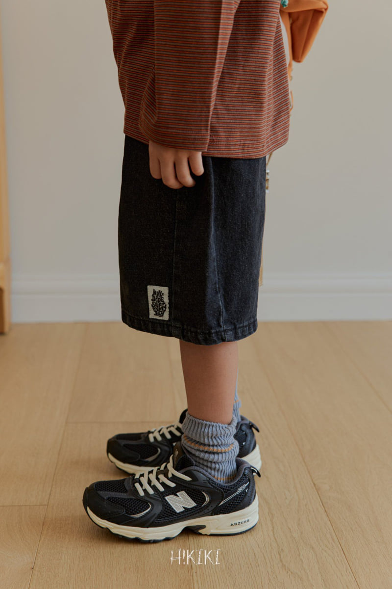 Hikiki - Korean Children Fashion - #childrensboutique - Denim Bermuda Pants - 11