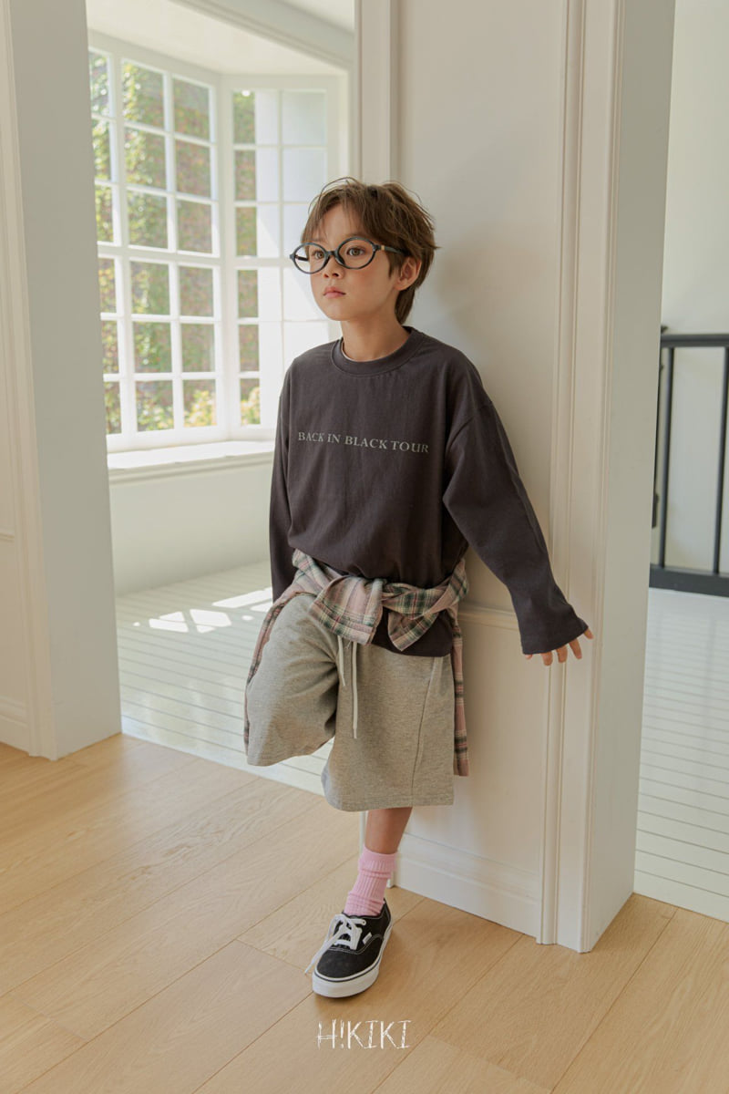 Hikiki - Korean Children Fashion - #designkidswear - Black Tour Tee - 3