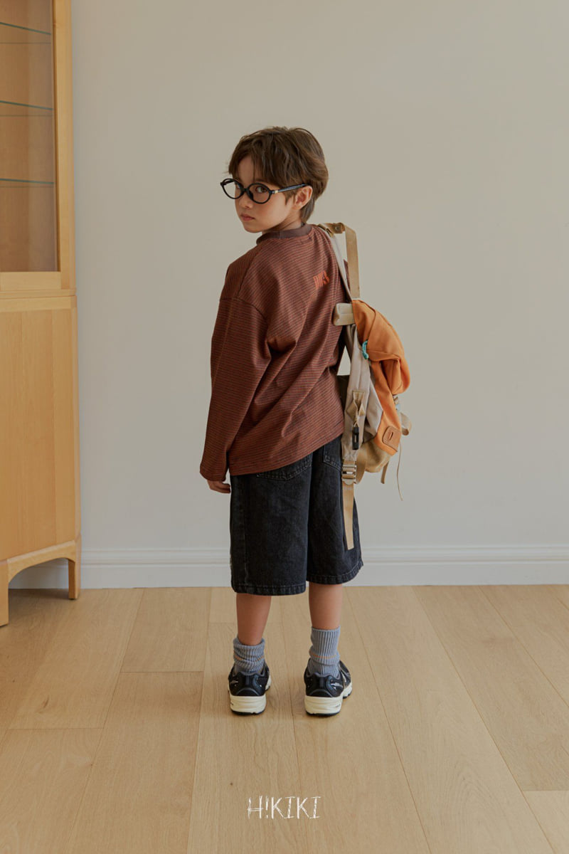 Hikiki - Korean Children Fashion - #designkidswear - Denim Bermuda Pants - 12