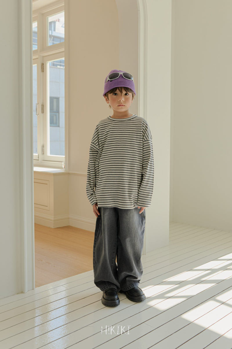 Hikiki - Korean Children Fashion - #discoveringself - Ribbed Tee - 3