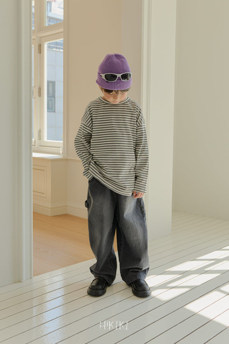 Hikiki - Korean Children Fashion - #kidsshorts - Ribbed Tee - 5