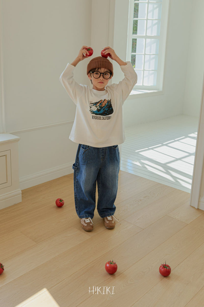 Hikiki - Korean Children Fashion - #kidzfashiontrend - Washed Curve Jeans - 11