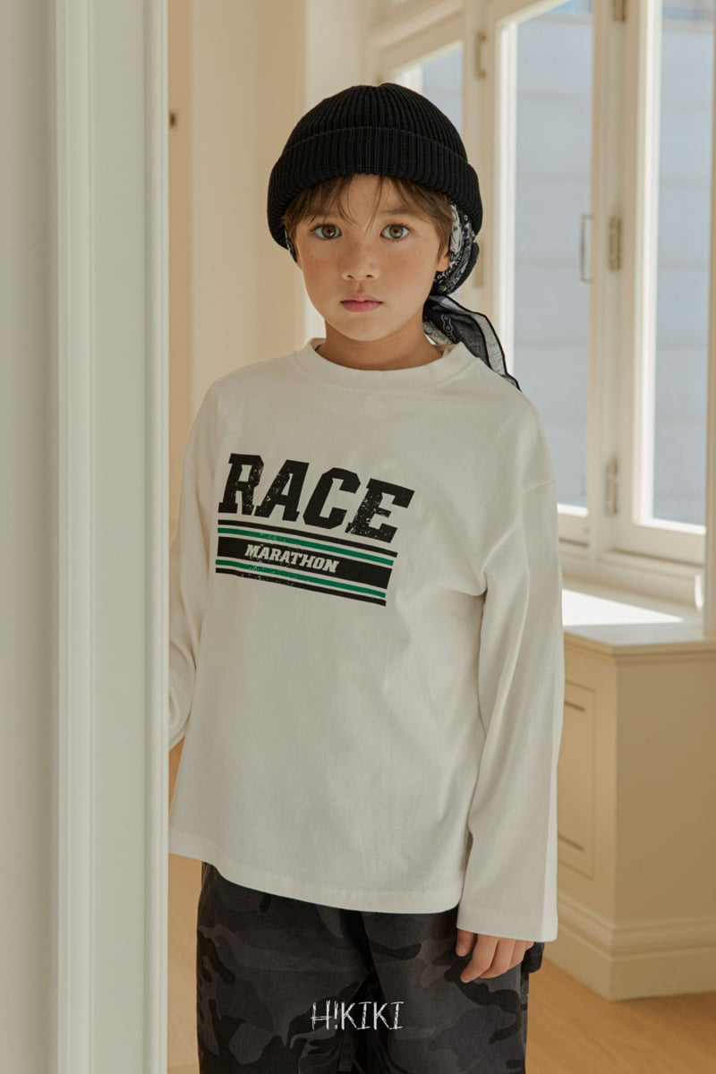 Hikiki - Korean Children Fashion - #kidzfashiontrend - Race Tee - 8