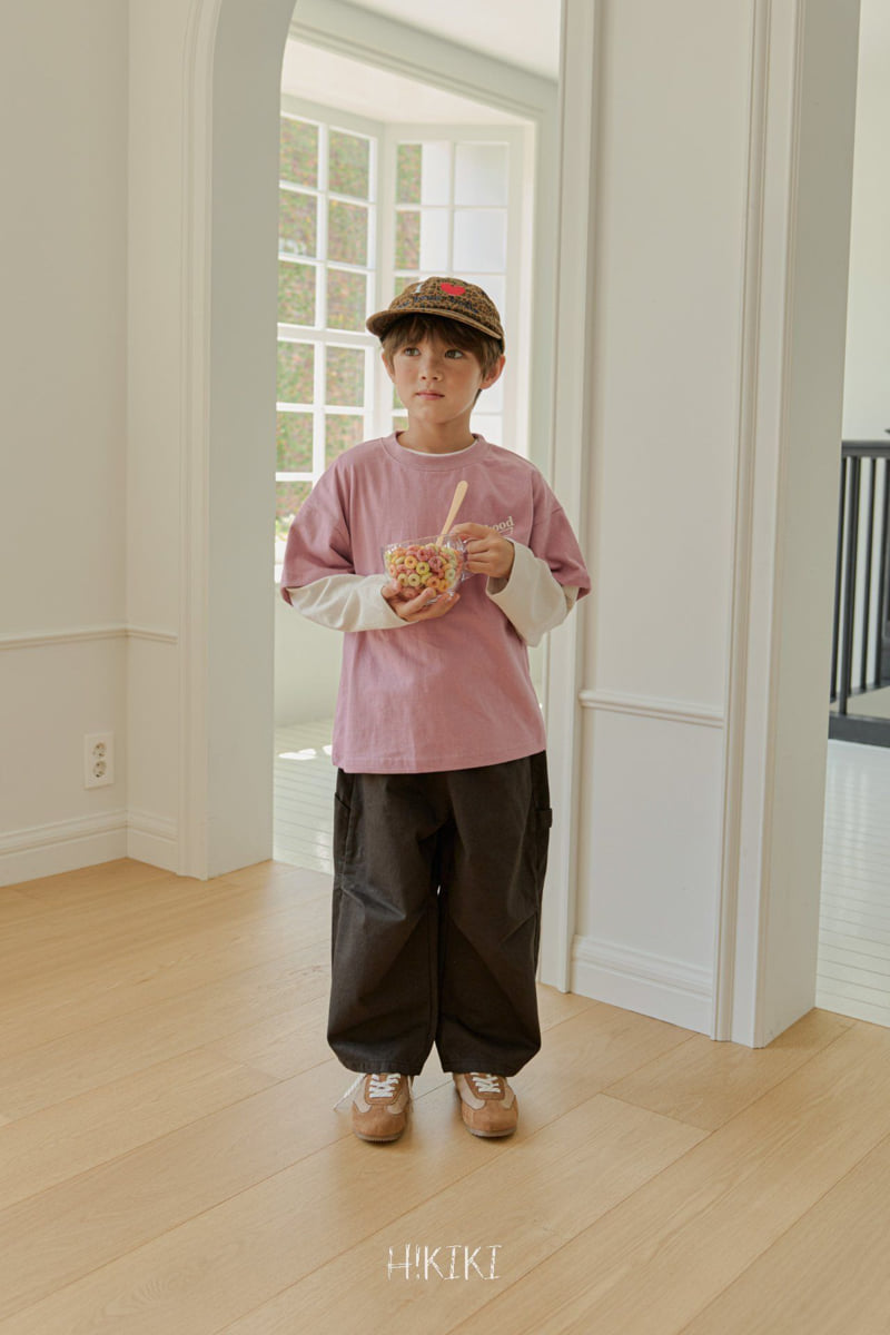 Hikiki - Korean Children Fashion - #littlefashionista - H Double Sleeve Tee - 6