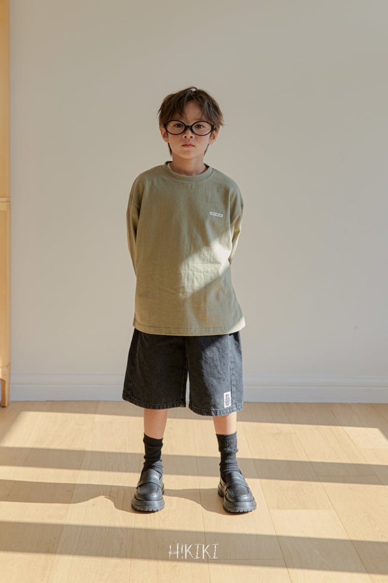 Hikiki - Korean Children Fashion - #littlefashionista - Denim Bermuda Pants - 4