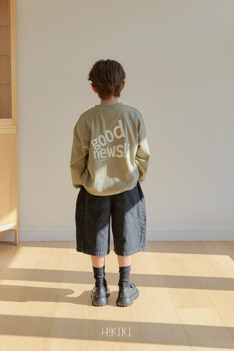Hikiki - Korean Children Fashion - #prettylittlegirls - Denim Bermuda Pants - 6