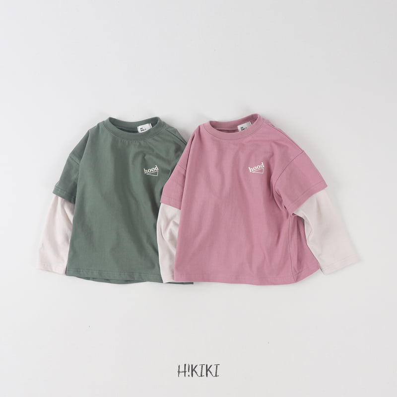 Hikiki - Korean Children Fashion - #stylishchildhood - H Double Sleeve Tee - 12