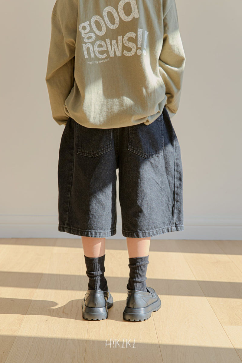 Hikiki - Korean Children Fashion - #todddlerfashion - Denim Bermuda Pants - 7
