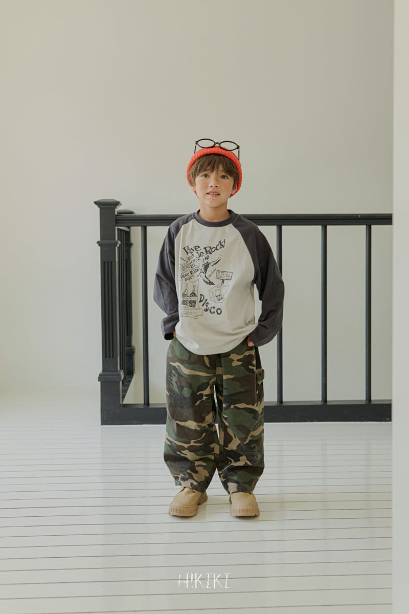 Hikiki - Korean Children Fashion - #toddlerclothing - Punk Raglan Tee  - 9