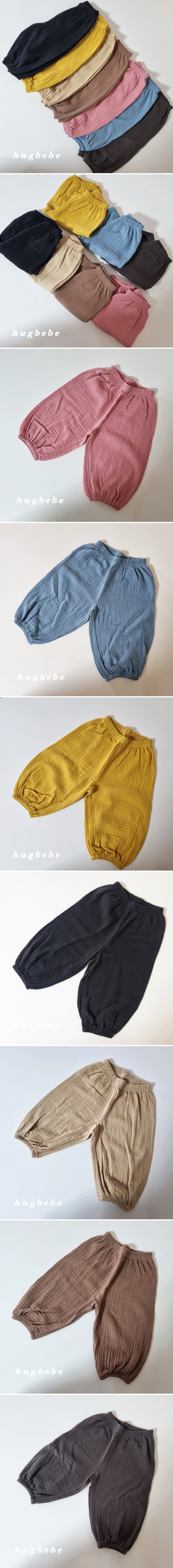Hug Bebe - Korean Children Fashion - #childofig - Solid Crinkled Bloomers