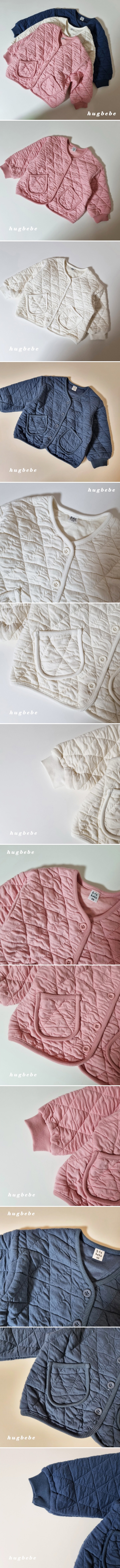 Hug Bebe - Korean Children Fashion - #kidsshorts - Essential Quilted Jacket