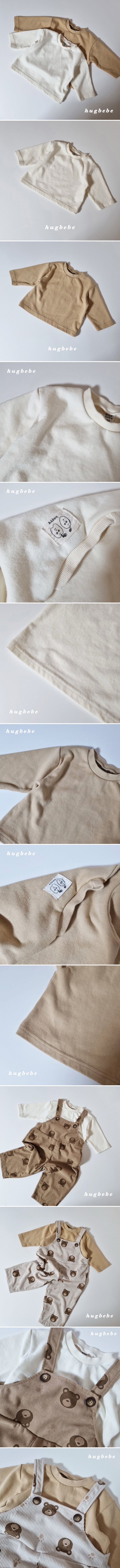 Hug Bebe - Korean Children Fashion - #magicofchildhood - Simple Round Tee