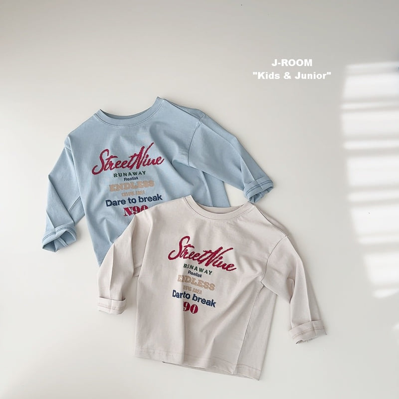 J-Room - Korean Children Fashion - #Kfashion4kids - Vintage English Print Tee