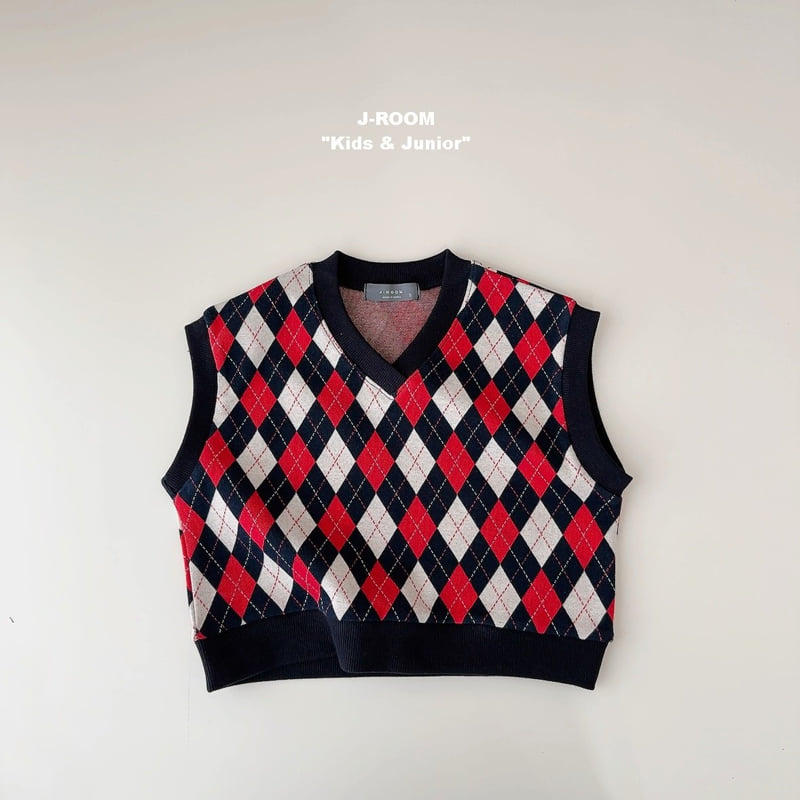 J-Room - Korean Children Fashion - #Kfashion4kids - Jacquard Pattern Vest - 11