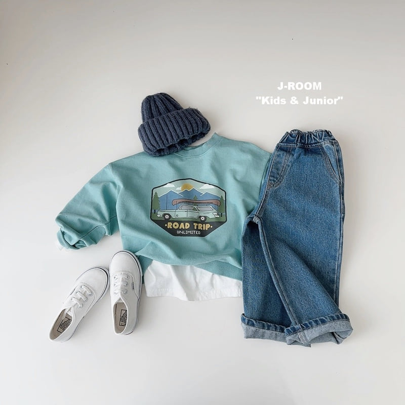 J-Room - Korean Children Fashion - #Kfashion4kids - Camping Road Sweatshirt - 7