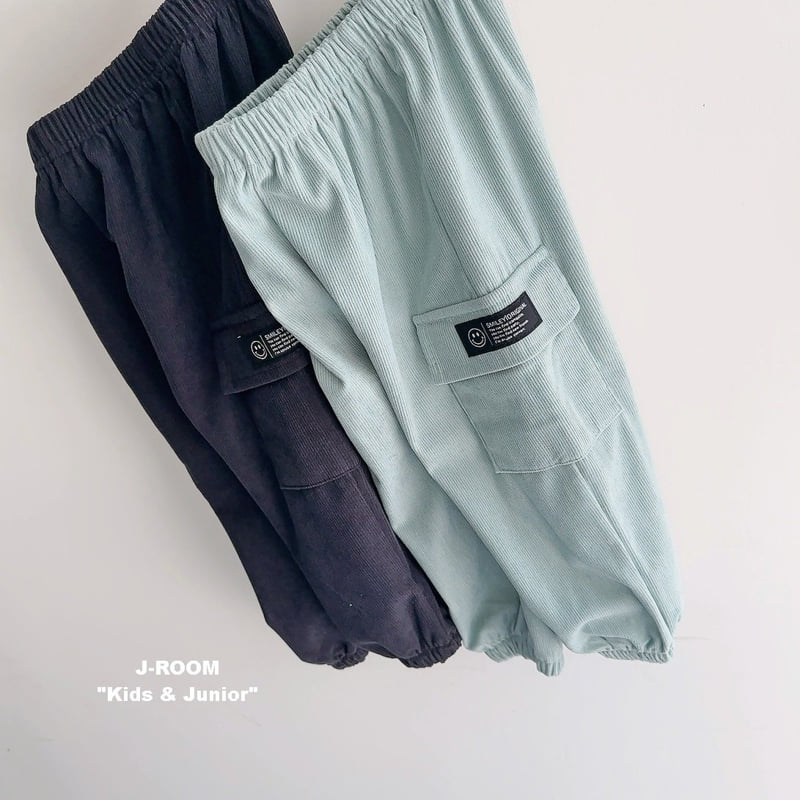 J-Room - Korean Children Fashion - #Kfashion4kids - Washed Corduroy Jogger Pants - 3