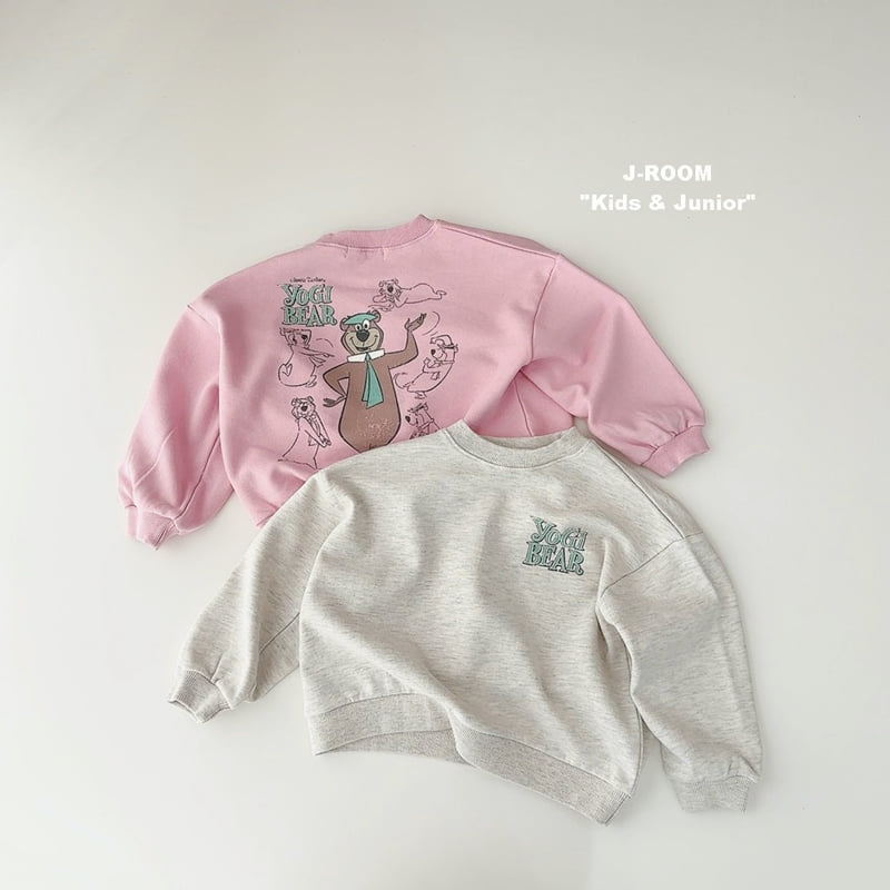 J-Room - Korean Children Fashion - #Kfashion4kids - Shadow Bear Sweatshirt