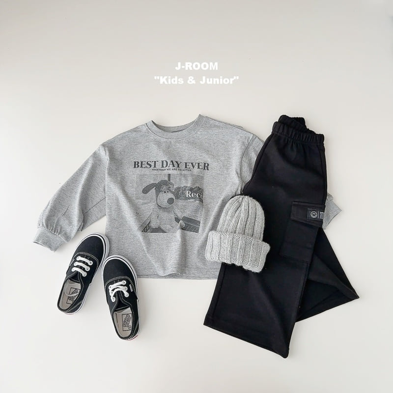 J-Room - Korean Children Fashion - #childofig - Pocket Label Wide Cargo Pants - 10