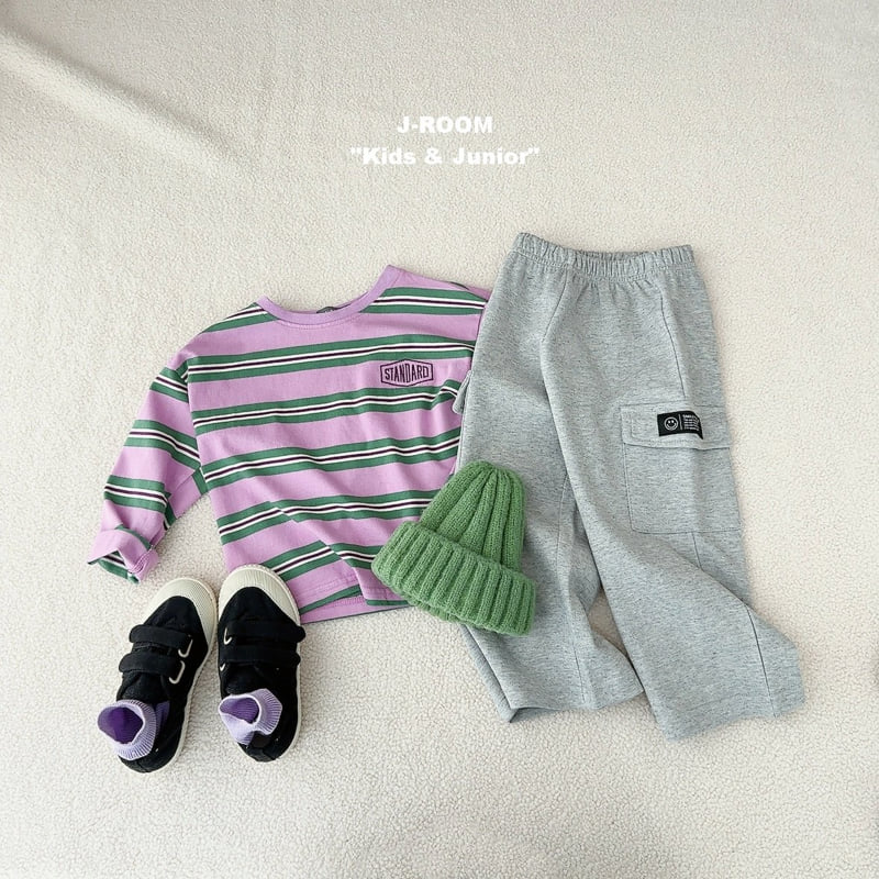 J-Room - Korean Children Fashion - #childofig - Pocket Label Wide Cargo Pants - 11