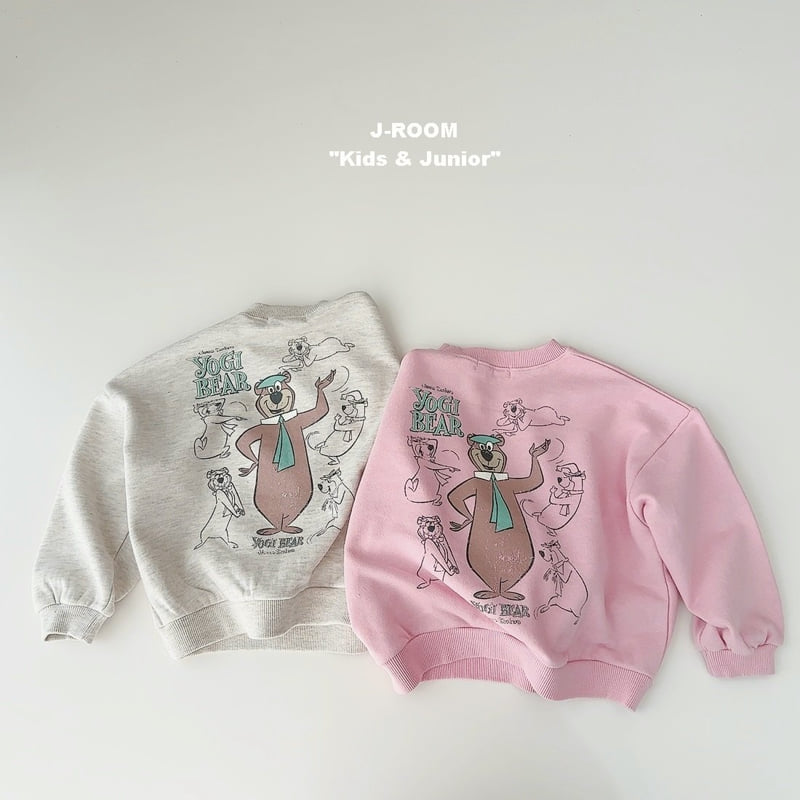J-Room - Korean Children Fashion - #childofig - Shadow Bear Sweatshirt - 6