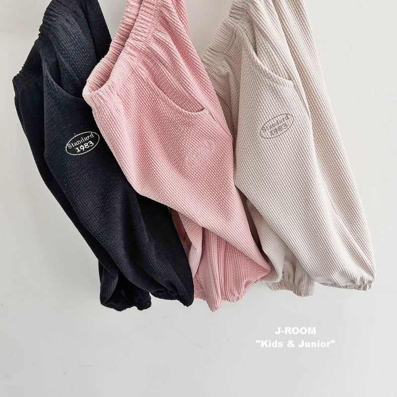 J-Room - Korean Children Fashion - #childofig - Soft Ribbed Jogger Pants - 2