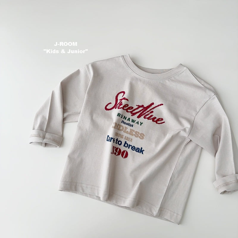 J-Room - Korean Children Fashion - #childrensboutique - Vintage English Print Tee - 10