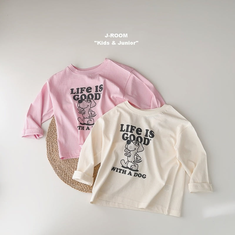 J-Room - Korean Children Fashion - #childrensboutique - Puppy Print Tee