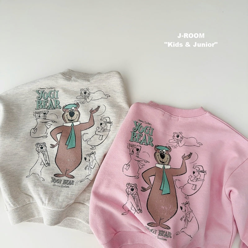 J-Room - Korean Children Fashion - #childrensboutique - Shadow Bear Sweatshirt - 8