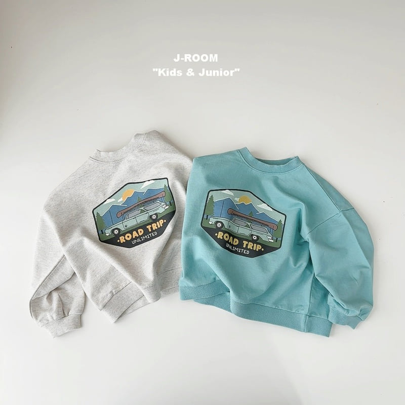 J-Room - Korean Children Fashion - #designkidswear - Camping Road Sweatshirt