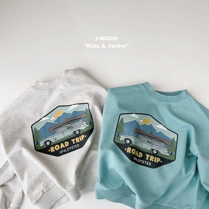 J-Room - Korean Children Fashion - #discoveringself - Camping Road Sweatshirt - 2