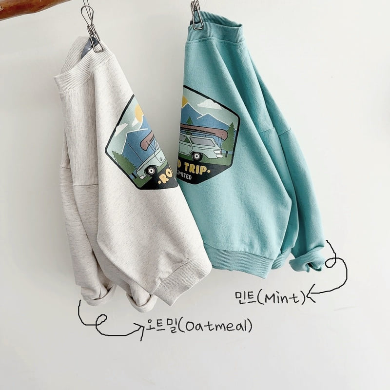 J-Room - Korean Children Fashion - #fashionkids - Camping Road Sweatshirt - 3