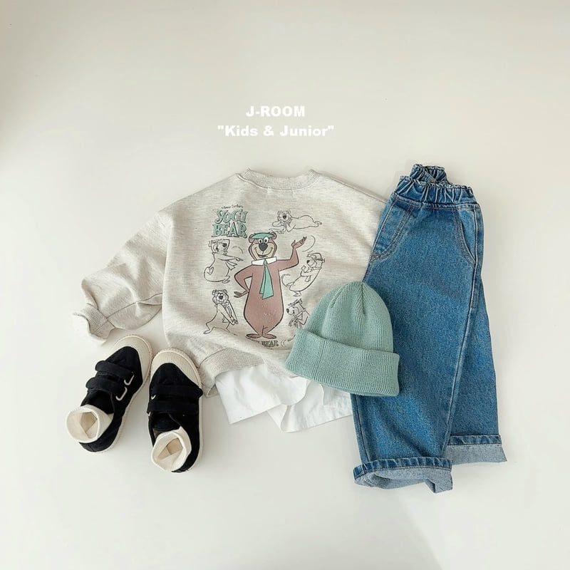J-Room - Korean Children Fashion - #fashionkids - Shadow Bear Sweatshirt - 11