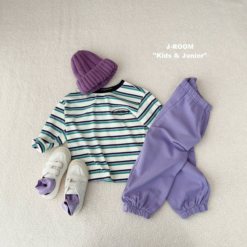 J-Room - Korean Children Fashion - #fashionkids - Fox Multi Stripe Tee - 9