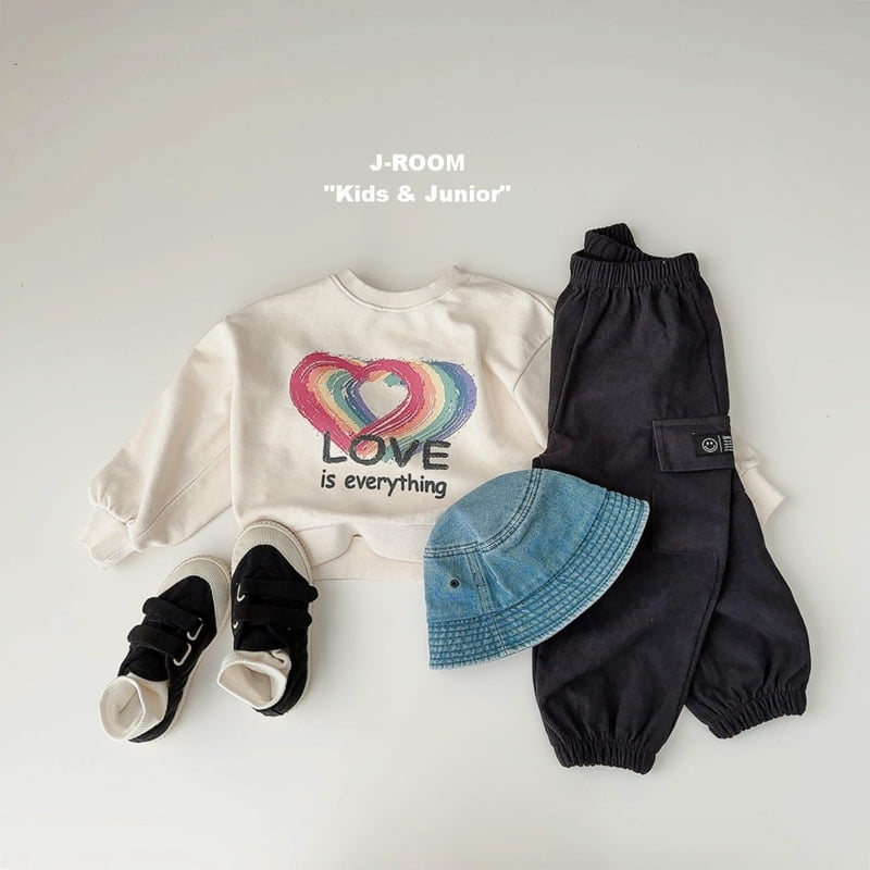 J-Room - Korean Children Fashion - #kidsshorts - Rainbow Sweatshirt - 10
