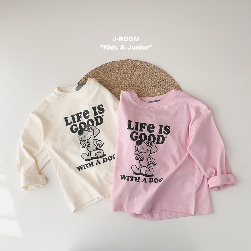 J-Room - Korean Children Fashion - #kidsshorts - Puppy Print Tee - 5