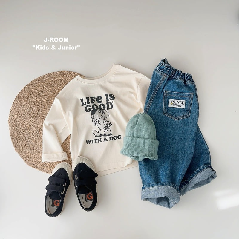 J-Room - Korean Children Fashion - #kidsstore - Puppy Print Tee - 6