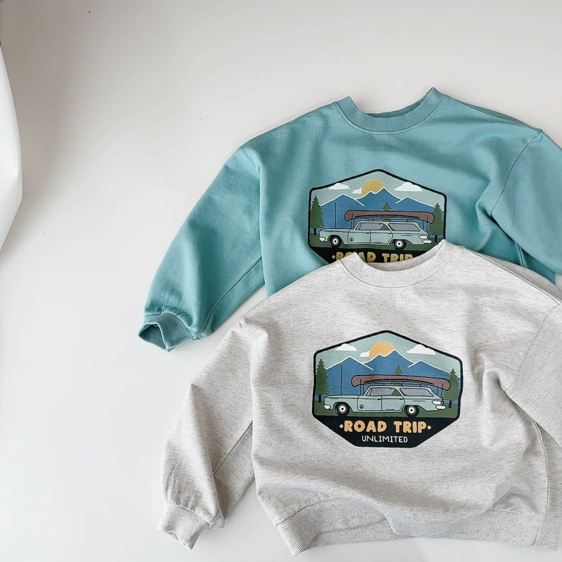 J-Room - Korean Children Fashion - #kidsstore - Camping Road Sweatshirt - 5