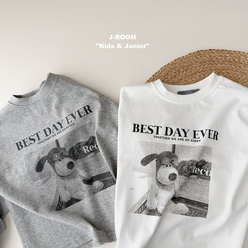 J-Room - Korean Children Fashion - #kidsstore - Black White Photo Print Tee - 2