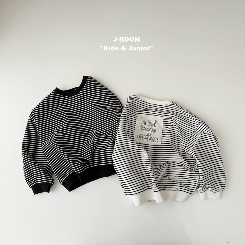 J-Room - Korean Children Fashion - #kidsstore - Kain Back Patch Sweatshirt