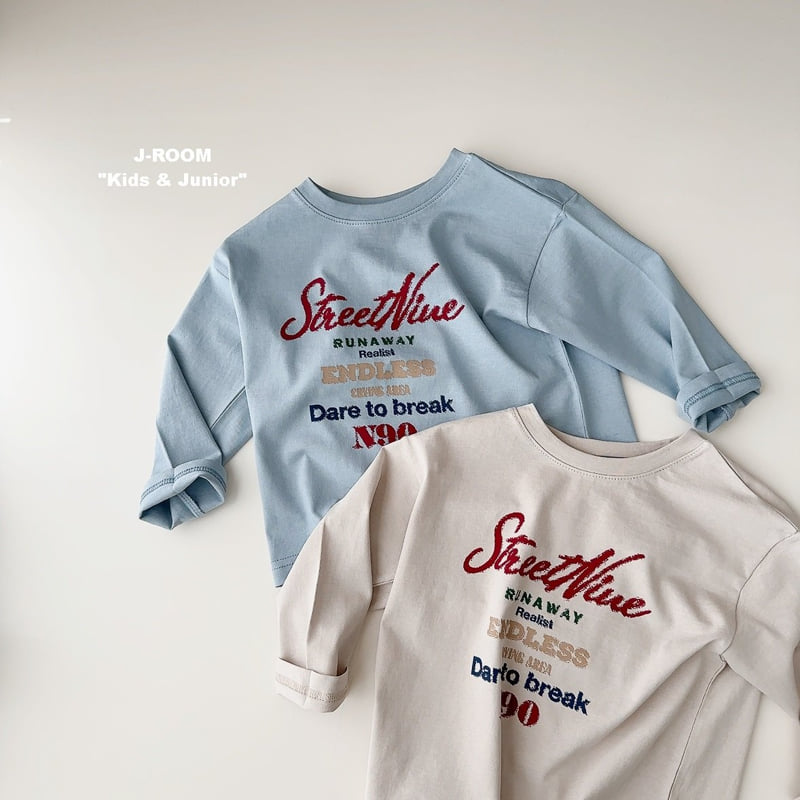 J-Room - Korean Children Fashion - #littlefashionista - Vintage English Print Tee - 2
