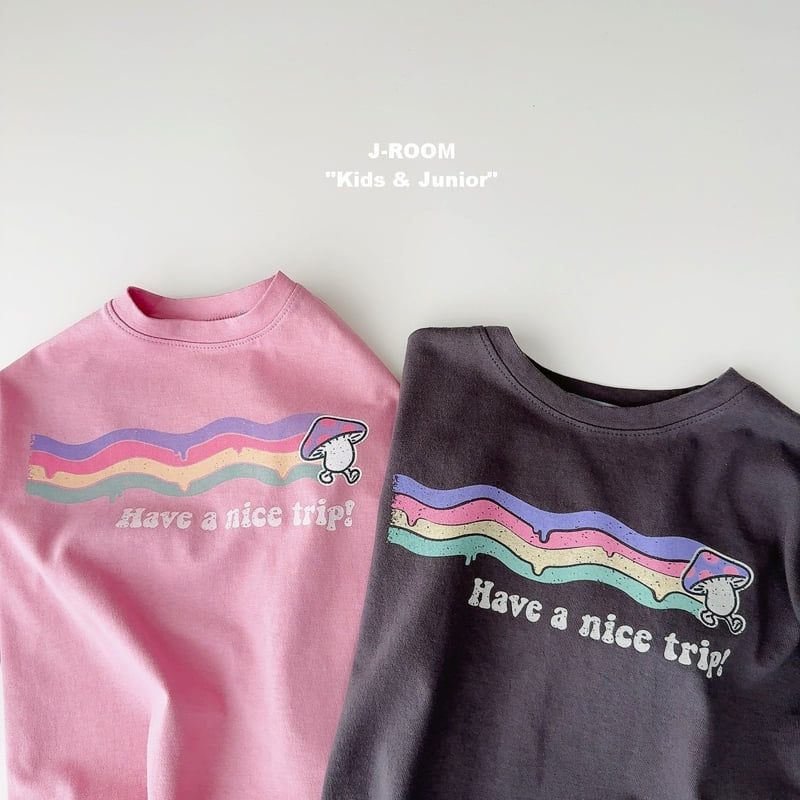 J-Room - Korean Children Fashion - #littlefashionista - Mushroom Print Tee - 5