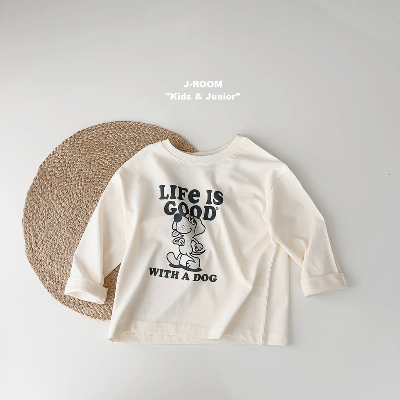 J-Room - Korean Children Fashion - #magicofchildhood - Puppy Print Tee - 10