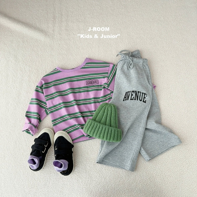 J-Room - Korean Children Fashion - #magicofchildhood - Kale Stripe Tee - 8
