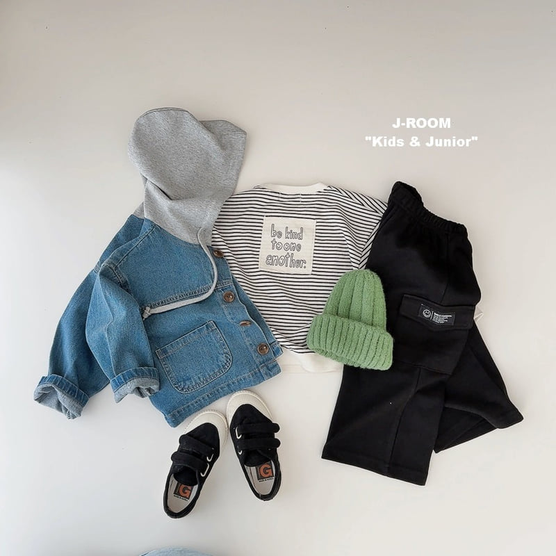 J-Room - Korean Children Fashion - #minifashionista - Pocket Label Wide Cargo Pants - 8
