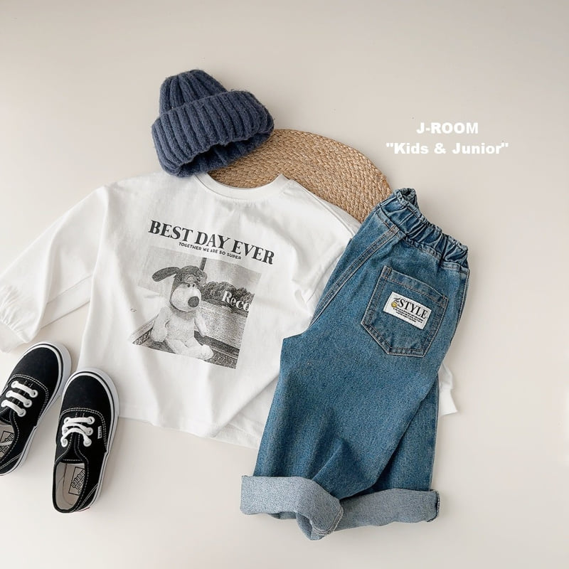J-Room - Korean Children Fashion - #minifashionista - Black White Photo Print Tee - 7