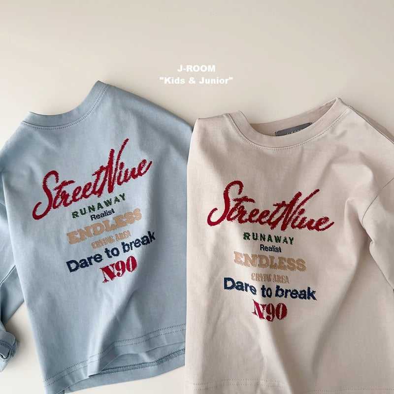 J-Room - Korean Children Fashion - #prettylittlegirls - Vintage English Print Tee - 5