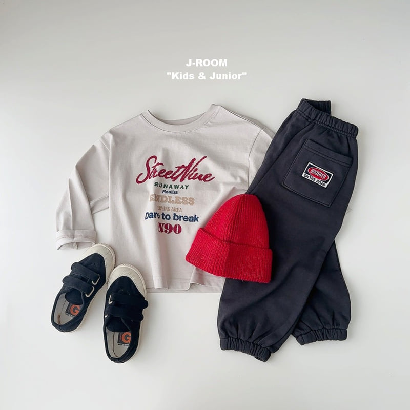 J-Room - Korean Children Fashion - #stylishchildhood - Vintage English Print Tee - 8