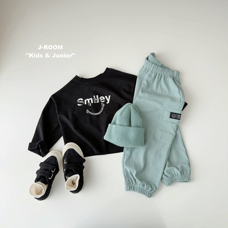 J-Room - Korean Children Fashion - #stylishchildhood - Slub Smile Tee - 9